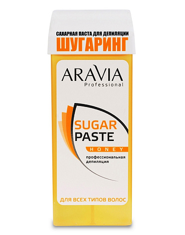 Сахарная паста для депиляции в картридже «Медовая» очень мягкой консистенции, ARAVIA Professional, 150 гр 1
