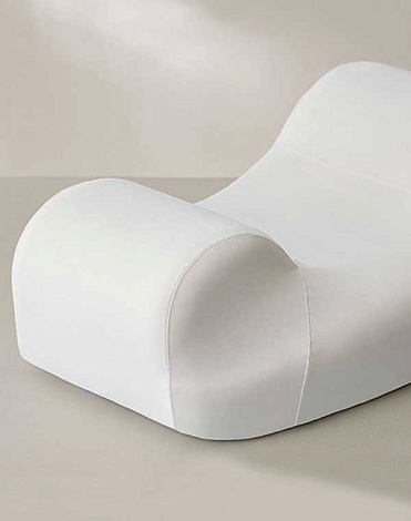Ортопедическая подушка-тренажер для сна на спине AULA (с наволочкой), Beauty Sleep (с мед. удостоверением) 2