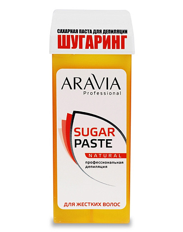Сахарная паста для депиляции в картридже «Натуральная» мягкой консистенции, ARAVIA Professional, 150 гр 1