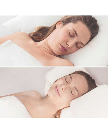 Ортопедическая подушка-тренажер для сна на спине AULA (с наволочкой), Beauty Sleep (с мед. удостоверением) 3